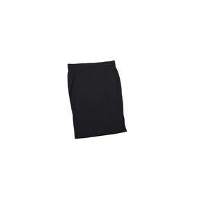 BEAUTIFUL PERUVIAN CONNECTION Black Solid Pima Cotton Tube Skirt Size LARGE GOOD